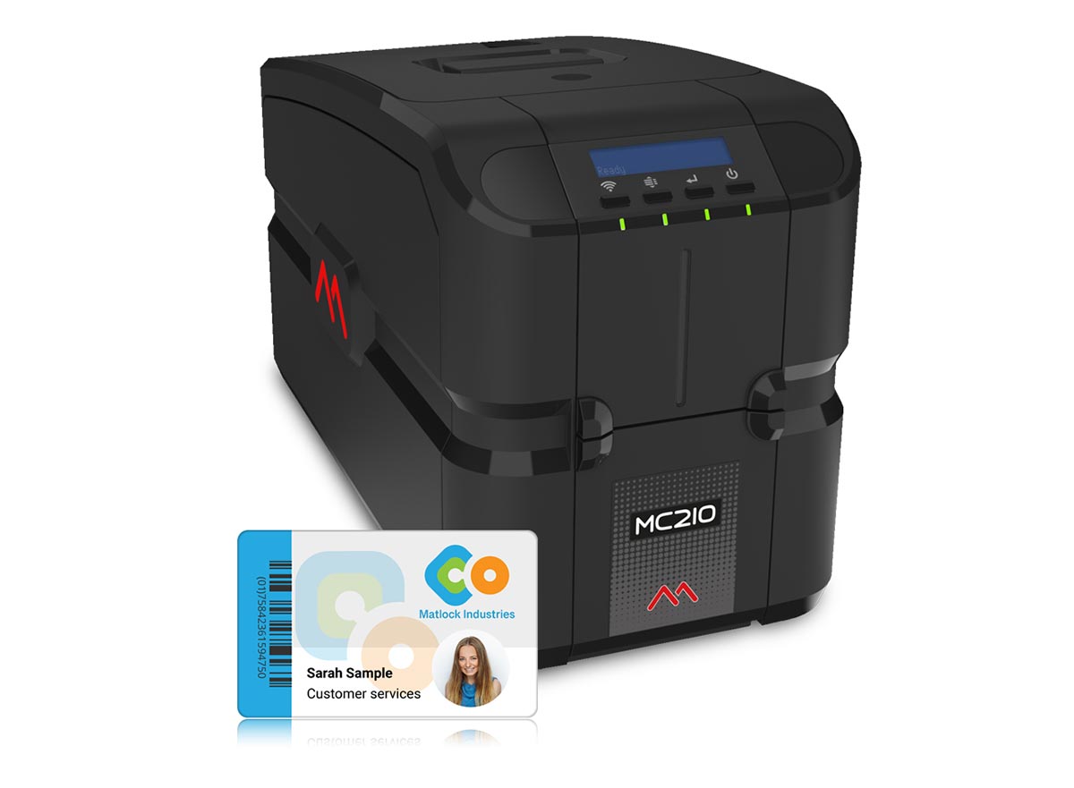 Impresora de tarjetas de identificación MATICA MC210